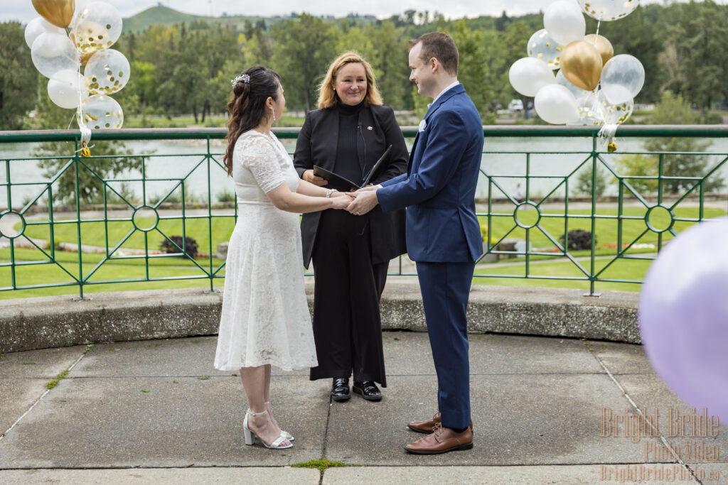 Bright Bride Photo Video Calgary Banff Canmore Wedding Ceremony 
