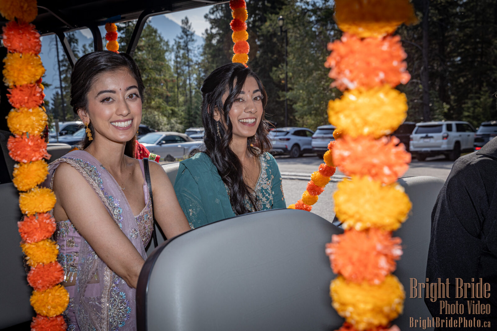 Bright Bride Photo Video Team Colab D & K Wedding Silvertip Golf Canmore