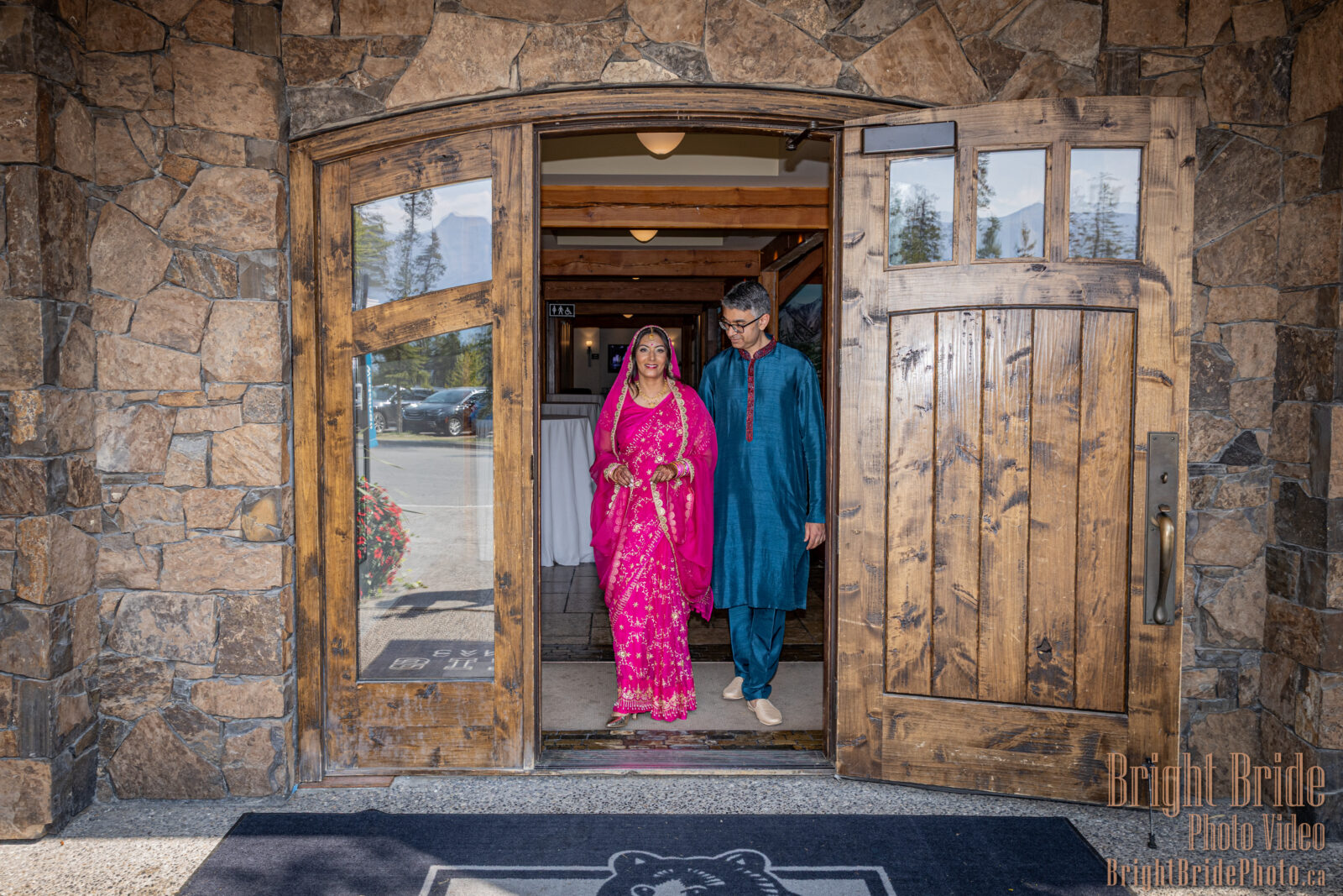 Bright Bride Photo Video Team Colab D & K Wedding Silvertip Golf Canmore