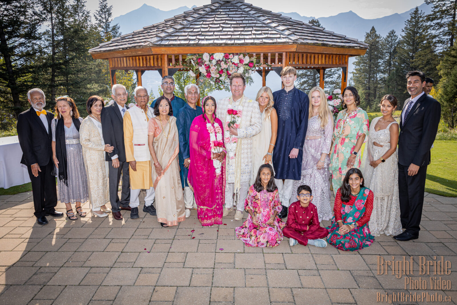 Bright Bride Photo Video Team Colab D & K Wedding Silvertip Golf Canmore