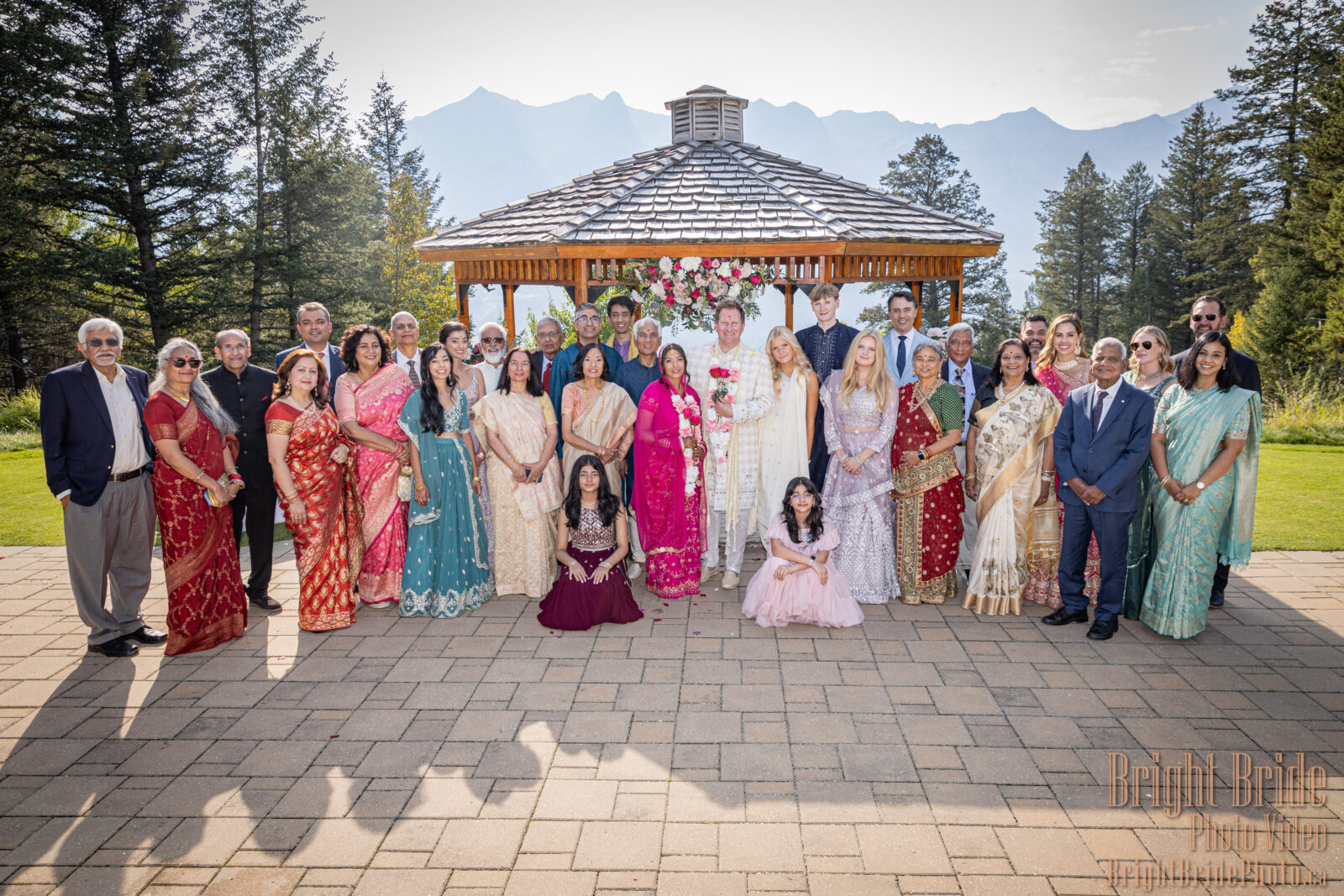 Bright Bride Photo Video Team Colab D & K Wedding Silvertip Golf Canmore
