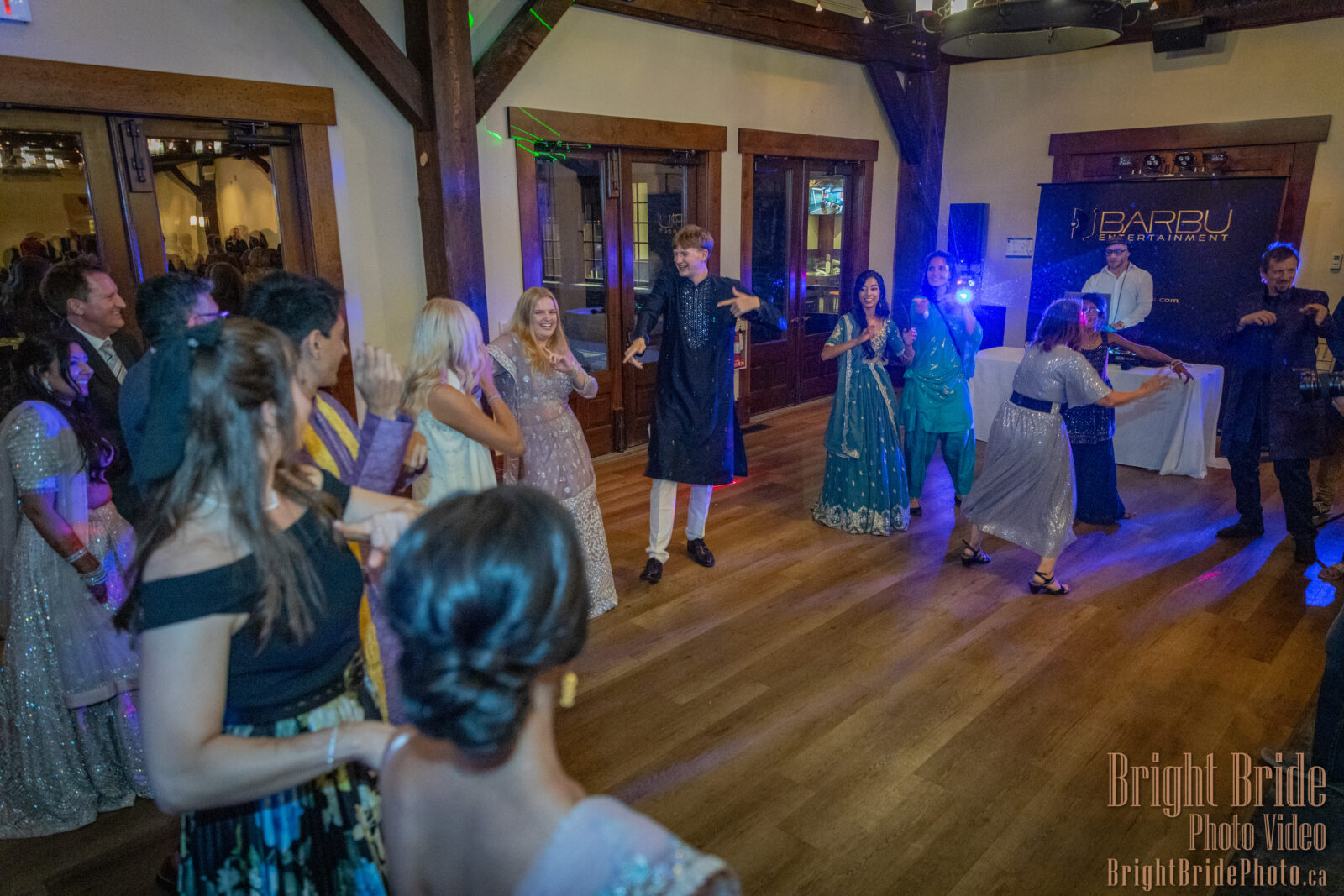 Bright Bride Photo Video Team Colab D & K Wedding Silvertip Golf Canmore