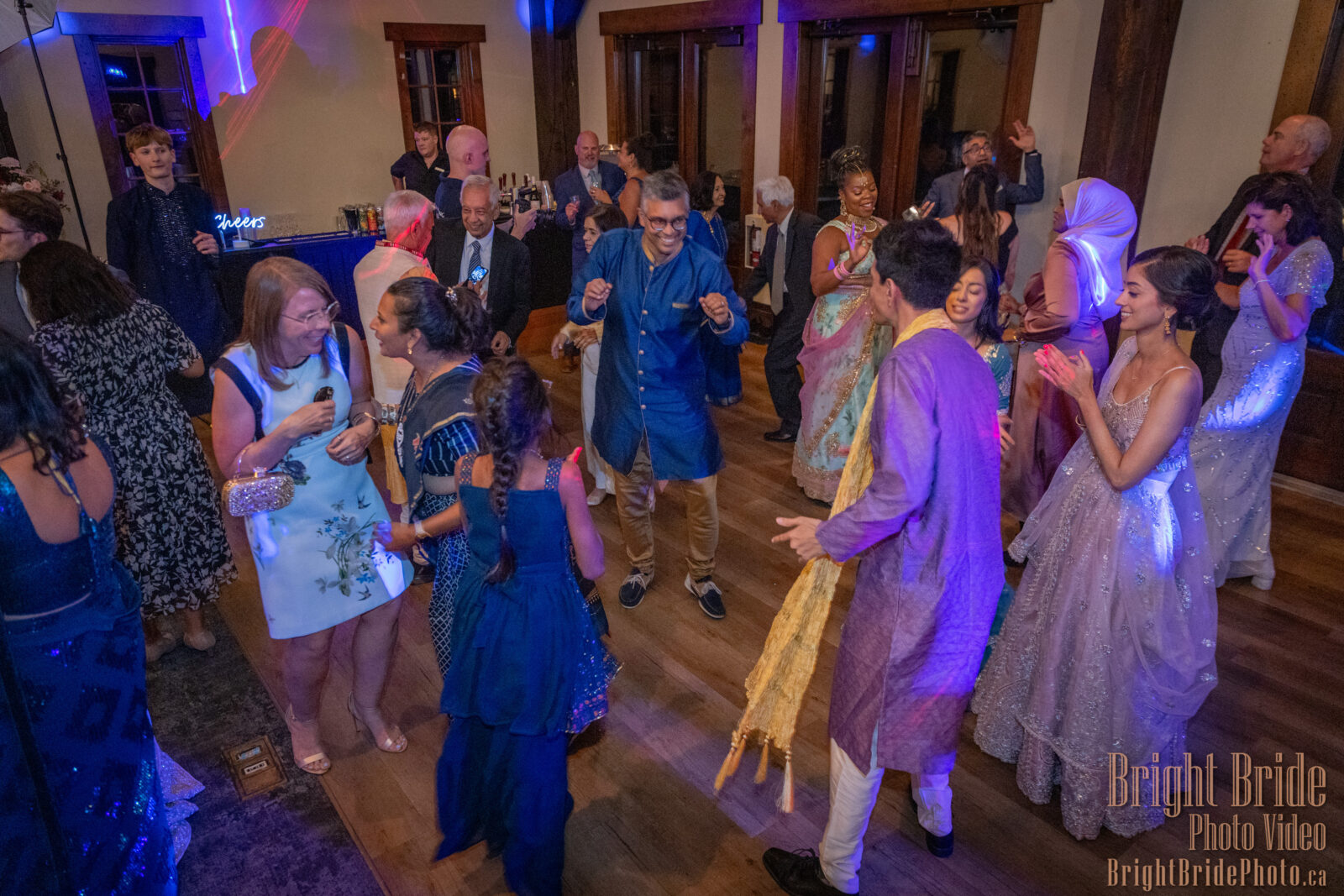 Bright Bride Photo Video Team Colab D & K Wedding Silvertip Golf Canmore