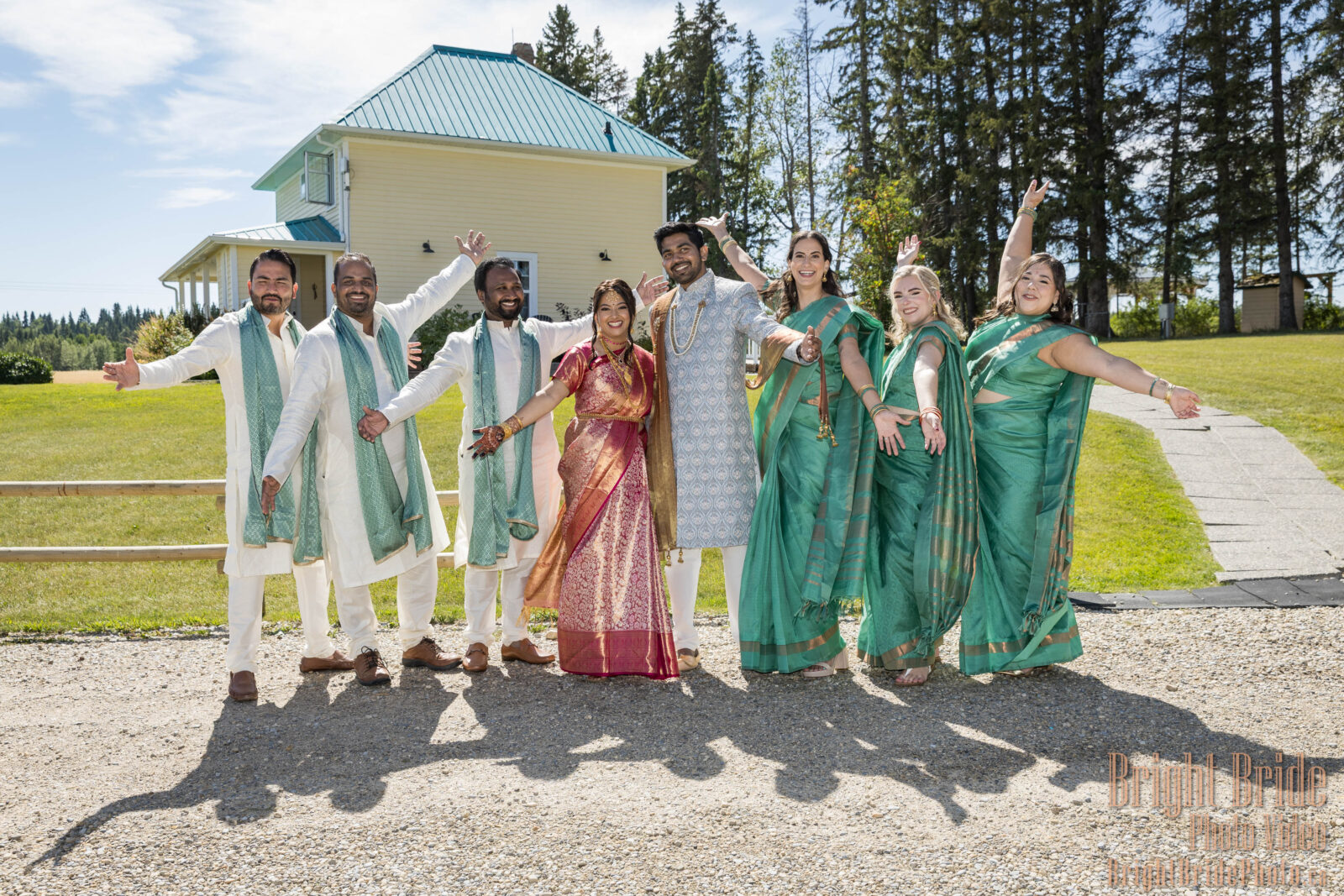 Bright Bride Photo Video - Wedding Photography - Cremona S & K - Session - Bridal Party