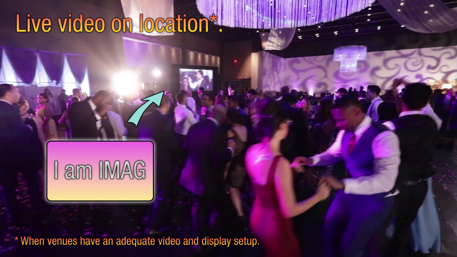 Bright Bride Photo Video IMAG Video Live Location Illustration Example Setup